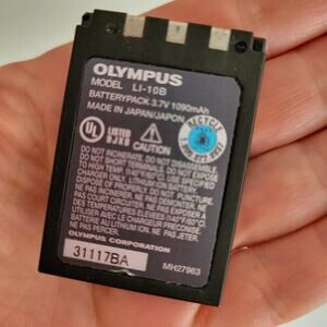 Genuine OEM Olympus Battery LI-10B 3.7V 1090Mah